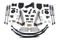 11-16 Ford F-250/F-350 4WD 4 Inch Suspension Lift Kit, 3 Inch Rear, Spring, Diesel - Fox 2.5 Performance Elite Series C/O Front, Fox 2.0 IFP Performance Series Aux Front, Fox 2.0 IFP Performance Series Rear BDS Suspension