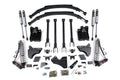 6 Inch Lift Kit w/ 4-Link FOX 2.5 Performance Elite Coil-Over Conversion Ford F250/F350 Super Duty 11-16 4WD Diesel Factory 2 Inch Rear Blocks