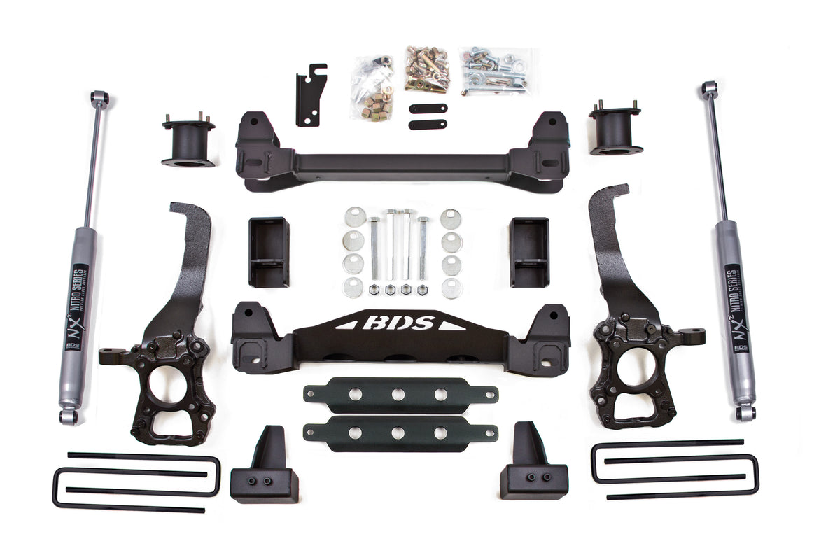 4 Inch Lift Kit Ford F150 09-13 2WD BDS Suspension