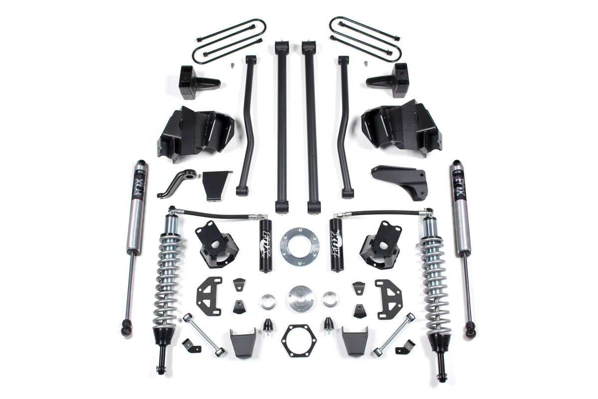 6 Inch Lift Kit Long Arm & FOX 2.5 Coil-Over Conversion Dodge Ram 2500/3500 2008 4WD Fox 2.5 Performance Shocks Diesel Fox 2.5 Performance Shocks BDS Suspension
