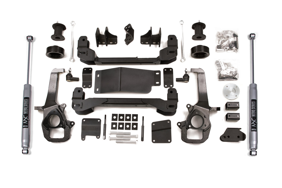 4 Inch Lift Kit Ram 1500 13-18 4WD 2 Inch Coil Spacers BDS Suspension