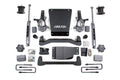 07-13 Chevrolet Silverado 1500 - GMC Sierra 1500 4WD 4.5 Inch Suspension Lift Kit, 4 Inch Rear Lift, Leaf Spring, Fox 2.0 IFP Performance Series Shocks BDS Suspension