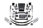 07-13 Chevrolet Silverado 1500 - GMC Sierra 1500 4WD 4.5 Inch Suspension Lift Kit, 4 Inch Rear Lift, Leaf Spring, NX2 Nitro Series Shocks BDS Suspension