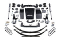 07-13 Chevrolet Silverado 1500 - GMC Sierra 1500 2WD 4.5 Inch Suspension Lift Kit, 4 Inch Rear Lift, Leaf Spring, Fox 2.0 IFP Performance Series Shocks BDS Suspension