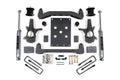 07-13 Chevrolet Silverado 1500 - GMC Sierra 1500 2WD 4.5 Inch Suspension Lift Kit, 4 Inch Rear Lift, Leaf Spring, NX2 Nitro Series Shocks BDS Suspension