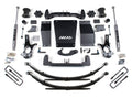 14-18 Chevrolet Silverado 1500 - GMC Sierra 1500 4WD 6.5 Inch Suspension Lift Kit (Aluminum / Stamped Steel), 4 Inch Rear Lift, Leaf Springs, NX2 Nitro Series Shocks BDS Suspension