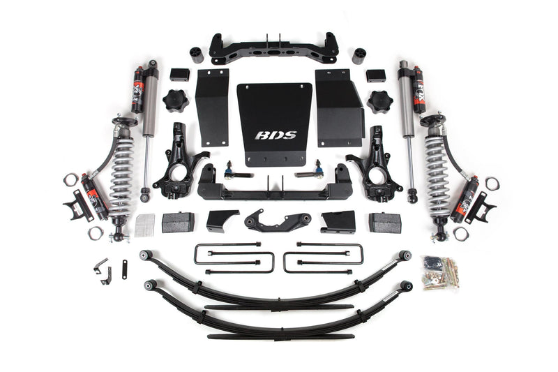 4 Inch Lift Kit FOX 2.5 Performance Elite Leaf Springs Cast Steel Coil-Over 14-18 Silverado/Sierra 1500 4WD