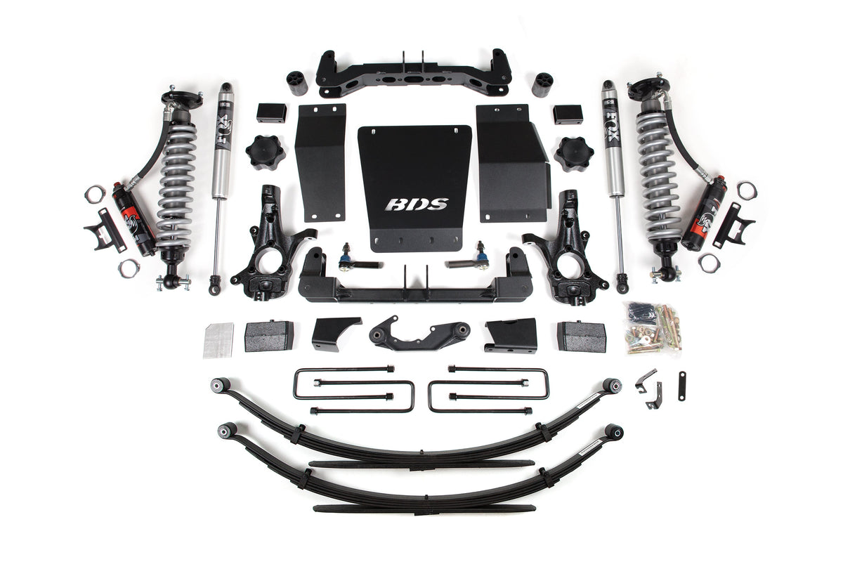4 Inch Lift Kit FOX 2.5 Performance Elite Block Kit Coil-Over 14-18 Silverado/Sierra 1500 4WD