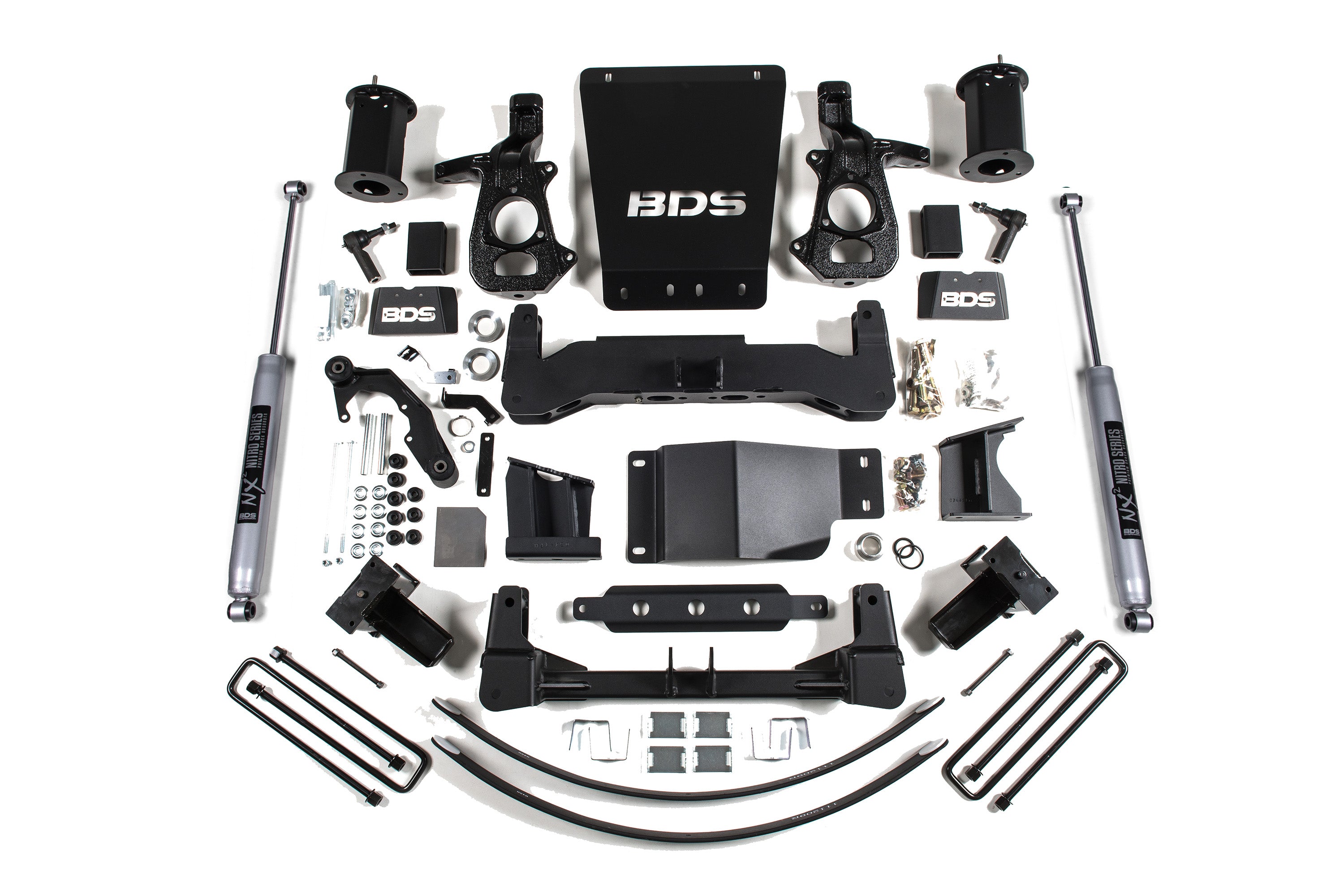 8 Inch Lift Kit Silverado/Sierra 1500 14-18 4WD Aluminum/Stamped Steel BDS Suspension