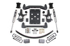 07-13 Chevrolet Silverado 1500 - GMC Sierra 1500 2WD 6 Inch Suspension Lift Kit, 4.5 Inch Rear Lift, Block and Add-A-Leaf, NX2 Nitro Series Shocks BDS Suspension