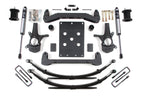 07-13 Chevrolet Silverado 1500 - GMC Sierra 1500 2WD 6 Inch Suspension Lift Kit, 5 Inch Rear Lift, Leaf Spring, Fox 2.0 IFP Performance Series Shocks BDS Suspension