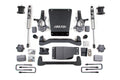 07-13 Chevrolet Silverado 1500 - GMC Sierra 1500 4WD 4.5 Inch Suspension Lift Kit, 4 Inch Rear Lift, Block, NX2 Nitro Series Shocks BDS Suspension