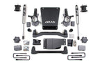 07-13 Chevrolet Silverado 1500 - GMC Sierra 1500 4WD 4.5 Inch Suspension Lift Kit, 4 Inch Rear Lift, Block, NX2 Nitro Series Shocks BDS Suspension