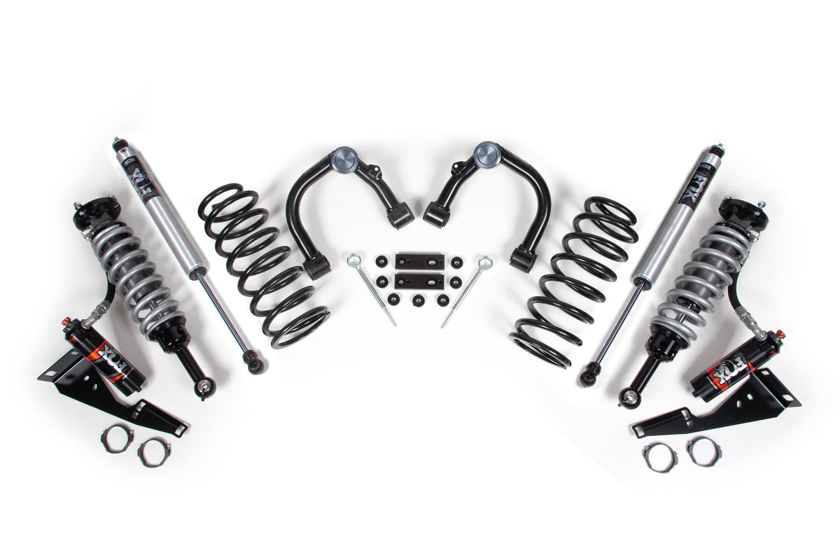 10-23 Toyota 4 Runner 4WD 3 Inch Suspension Lift Kit, 1.5 Inch Rear, Spring - FOX 2.5 Performance Elite Series C/O Front, FOX 2.5 Performance Elite Series Rear BDS Suspension