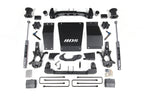 14-18 Chevrolet Silverado 1500 - GMC Sierra 1500 4WD 4.5 Inch Suspension Lift Kit (Cast Steel), 3 Inch Rear Lift, Block, NX2 Nitro Series Shocks BDS Suspension