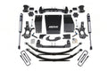 14-18 Chevrolet Silverado 1500 - GMC Sierra 1500 4WD 4.5 Inch Suspension Lift Kit (Cast Steel), 4 Inch Rear Lift, Leaf Springs, Fox 2.0 IFP Performance Series Shocks BDS Suspension