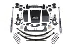 14-18 Chevrolet Silverado 1500 - GMC Sierra 1500 4WD 4.5 Inch Suspension Lift Kit (Cast Steel), 4 Inch Rear Lift, Leaf Springs, NX2 Nitro Series Shocks BDS Suspension