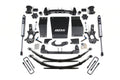 14-18 Chevrolet Silverado 1500 - GMC Sierra 1500 4WD 4.5 Inch Suspension Lift Kit (Aluminum / Stamped Steel), 4 Inch Rear Lift, Leaf Springs, Fox 2.0 IFP Performance Series Shocks BDS Suspension