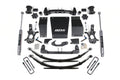 14-18 Chevrolet Silverado 1500 - GMC Sierra 1500 4WD 4.5 Inch Suspension Lift Kit (Aluminum / Stamped Steel), 4 Inch Rear Lift, Leaf Springs, NX2 Nitro Series Shocks BDS Suspension