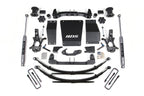 14-18 Chevrolet Silverado 1500 - GMC Sierra 1500 4WD 4.5 Inch Suspension Lift Kit (Aluminum / Stamped Steel), 4 Inch Rear Lift, Leaf Springs, NX2 Nitro Series Shocks BDS Suspension