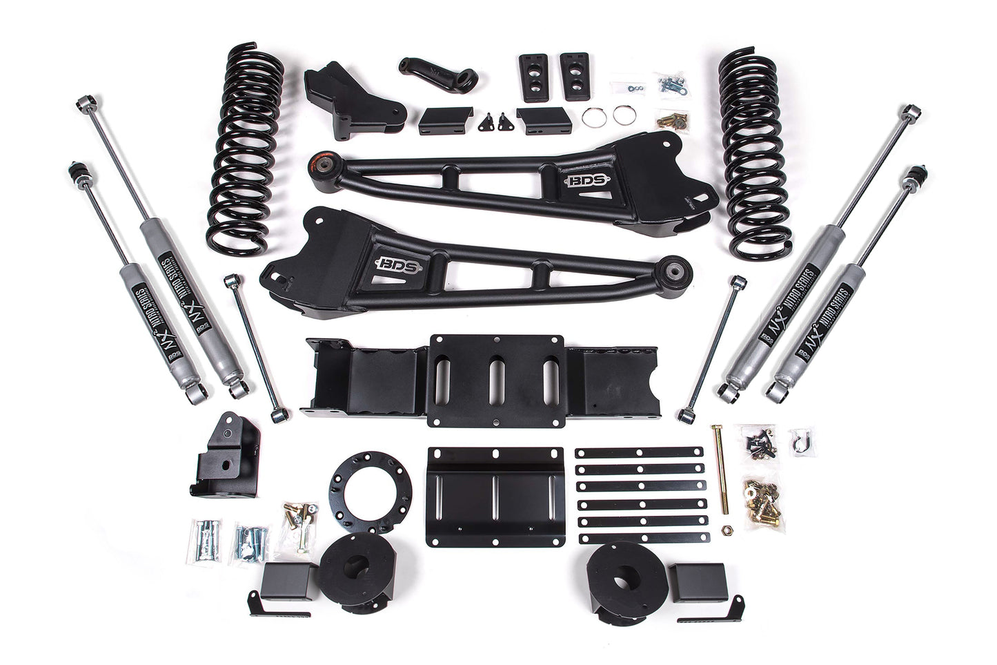4 Inch Lift Kit W/ Radius Arm | Ram 2500 W/ Rear Air Ride (19-24) 4WD | Gas-LTW Motorsports