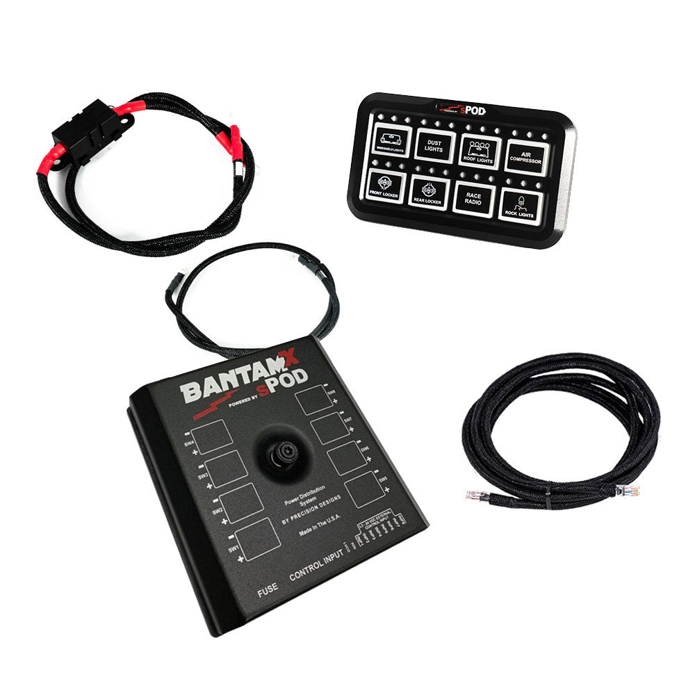 sPOD BantamX HD for Uni with 84 Inch battery cables