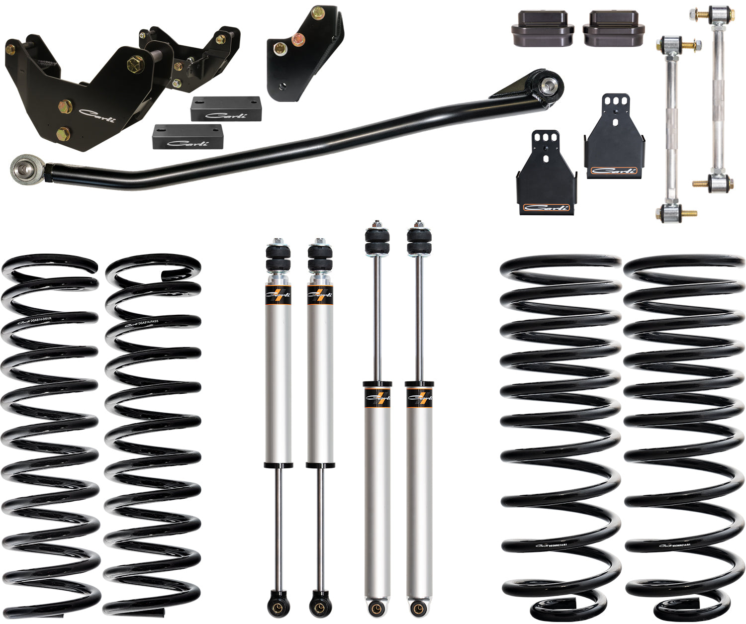 14-18 RAM 2500 4x4 Power Wagon 3 inch Lift Commuter System R2 Coils Carli Suspension