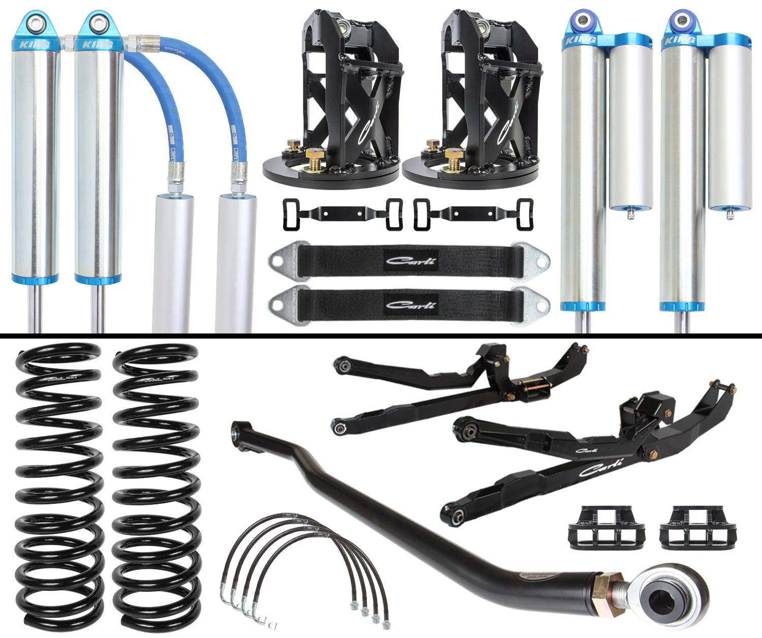Performance 2.5 Leveling 3 Lift 03-09 RAM 2500/3500 Diesel Long Arm Carli Suspension