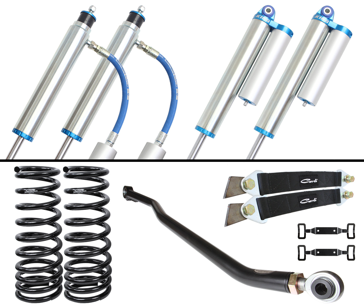 Pintop 2.5 Leveling System Base 3 Lift 2003-09 RAM 2500/3500 Diesel Carli Suspension