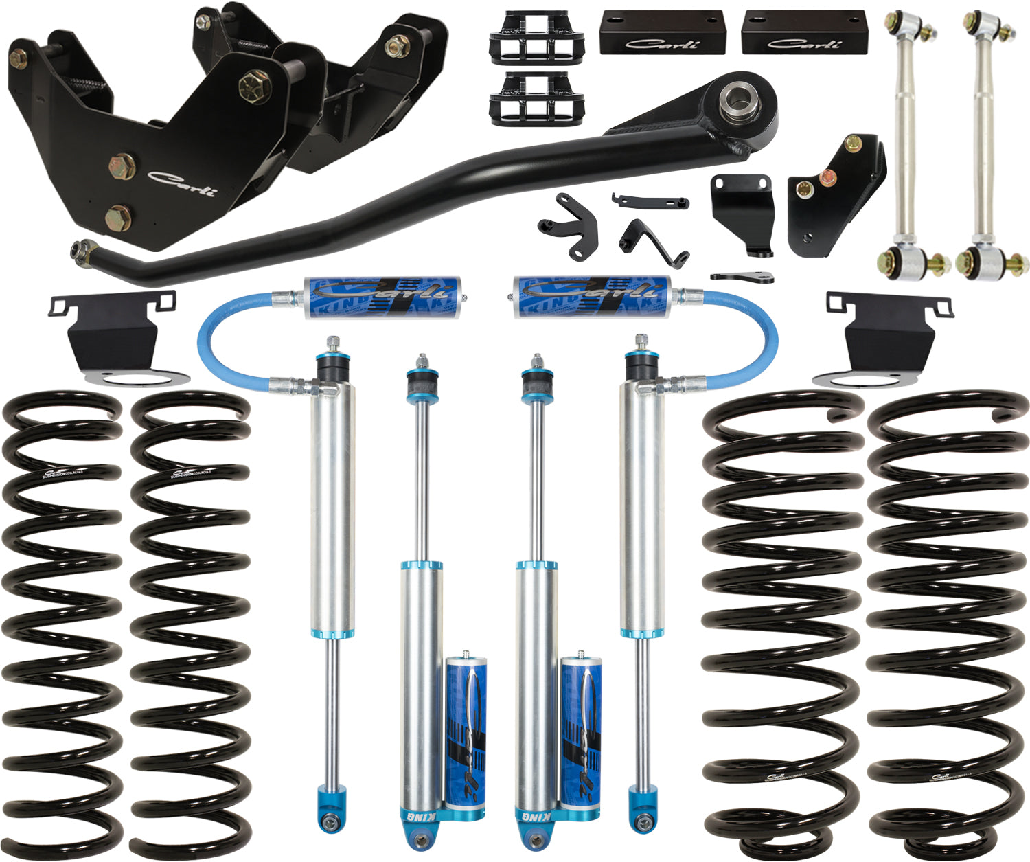 Pintop 2.5 Leveling System Base 3 Lift 2014-18 RAM 2500 Gas Carli Suspension