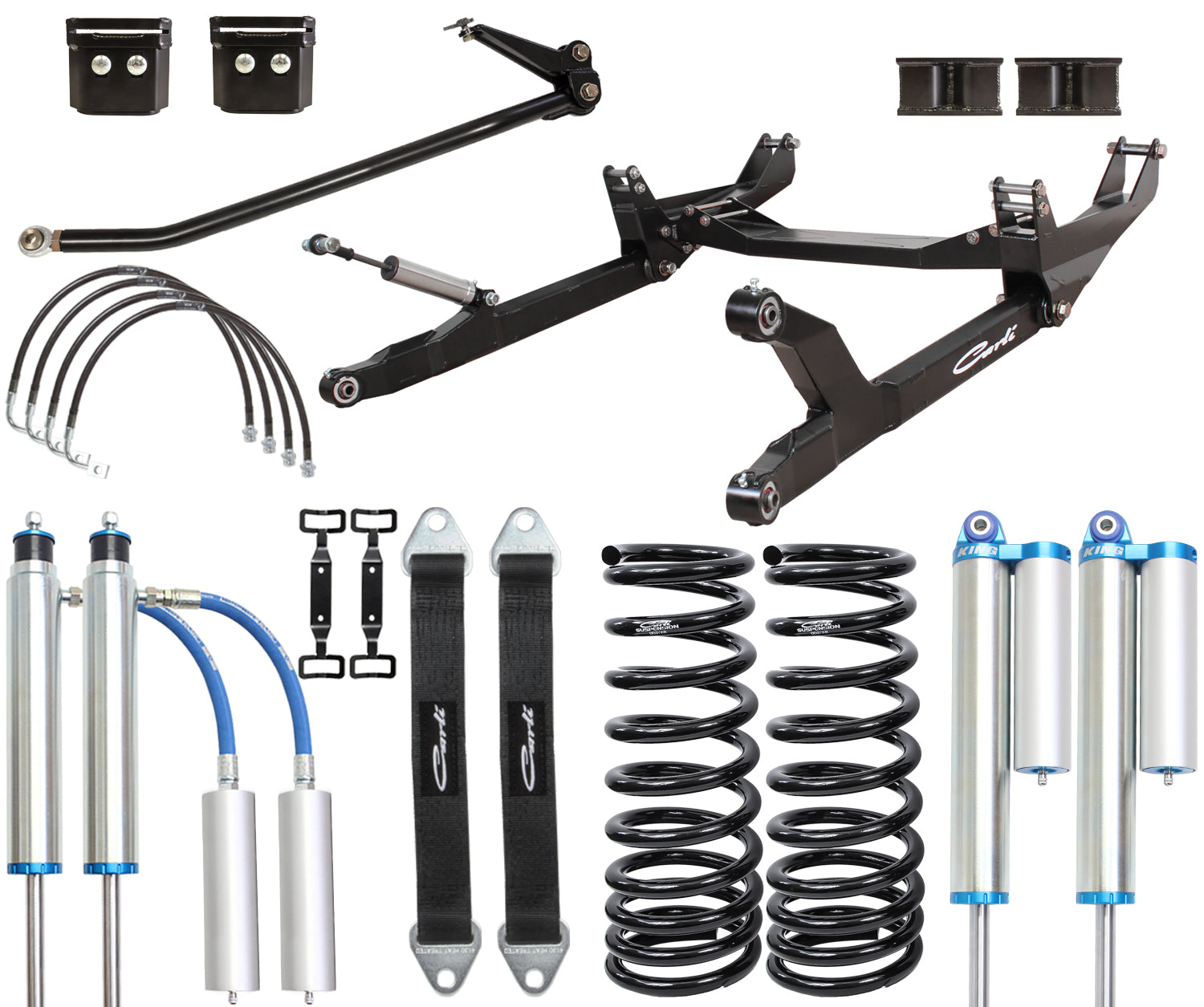 Pintop 2.5 System Base 6 Lift 2010-11 RAM 2500/3500 Diesel 4x4 Carli Suspension