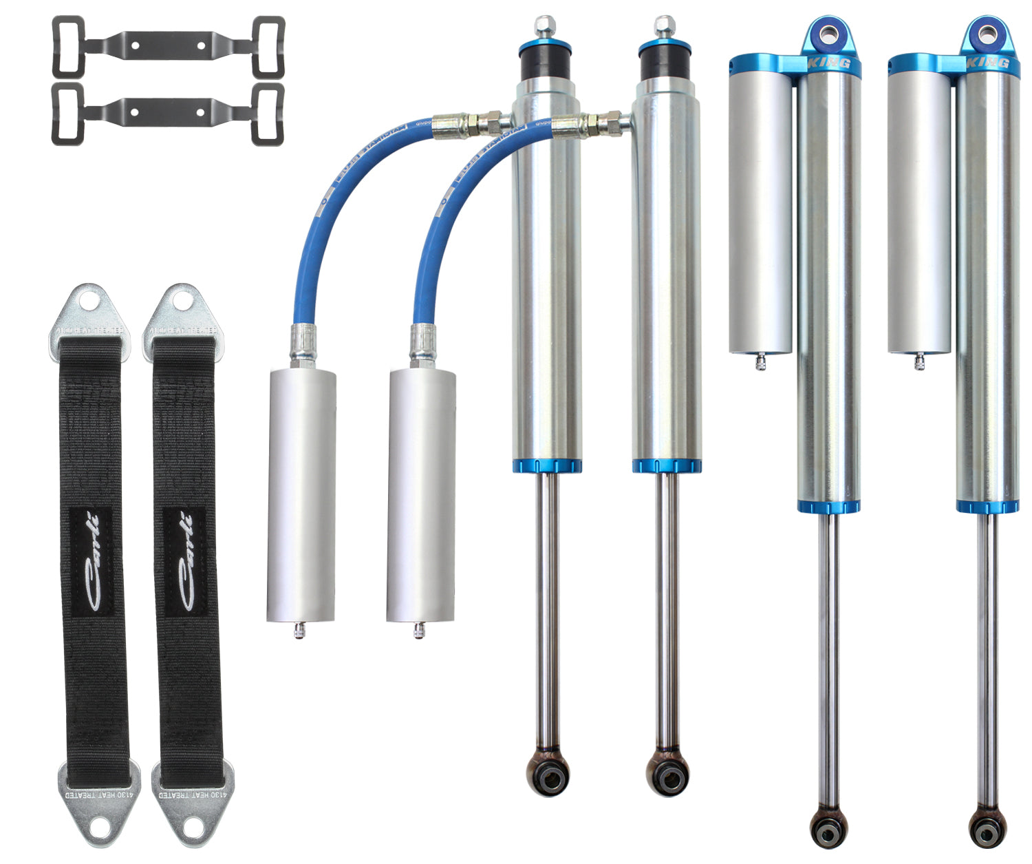 Pintop 2.5 Remote Res Shock Set 3 Lift 2003-09 RAM 2500/3500 Diesel Carli Suspension