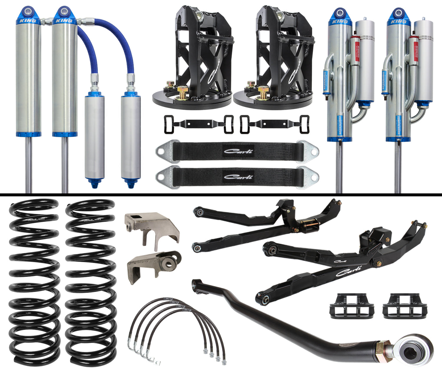Unchained 3.5 System Base 3 Lift 03-09 RAM 2500/3500 Diesel Long Arm Carli Suspension