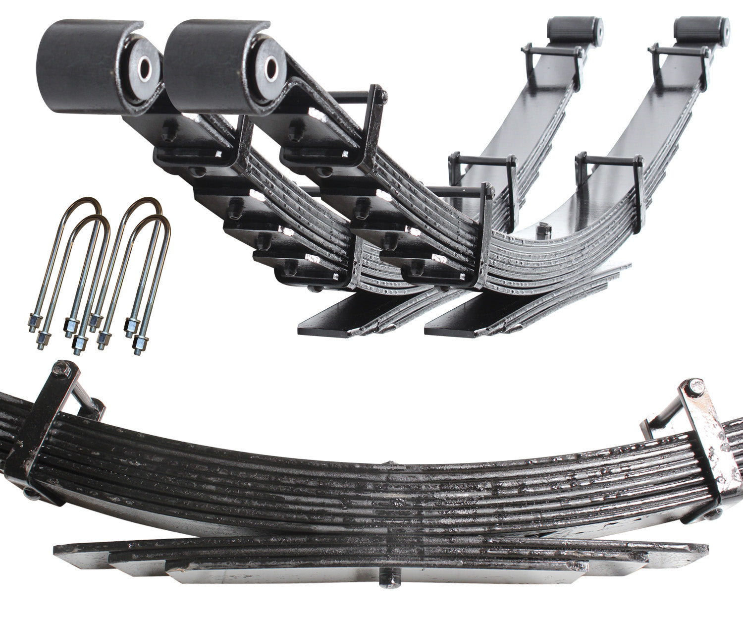Rear Progressive HD Leaf Spring Kit 2003-09 RAM 2500/3500 Gas 2 Lift Carli Suspension