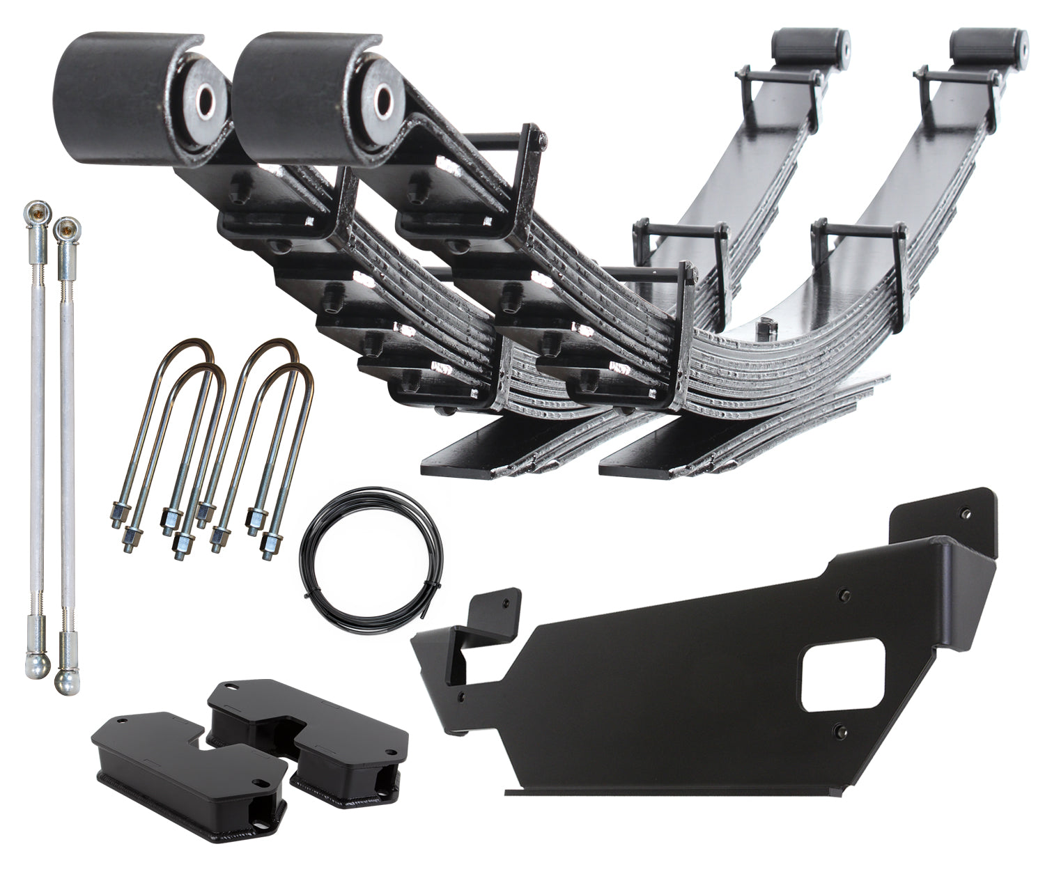 Rear Progressive Leaf Spring Kit 19-22 RAM 3500 w/Air-Leveling 1 Lift Carli Suspension