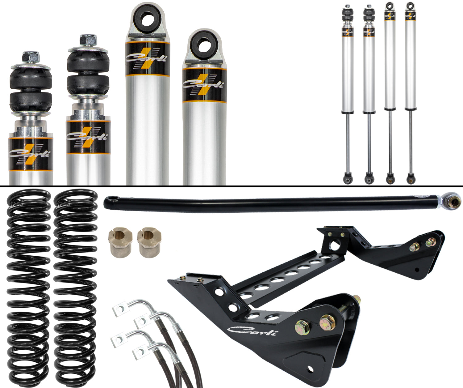 Commuter 2.0 System Base 4.5/5.5 inch Lift 2011-16 Ford F250/F350 Diesel Carli Suspension