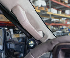 2025 Ford Super Duty Platinum E-Venture Touch Screen Mount Suede A-pillar Carli Suspension