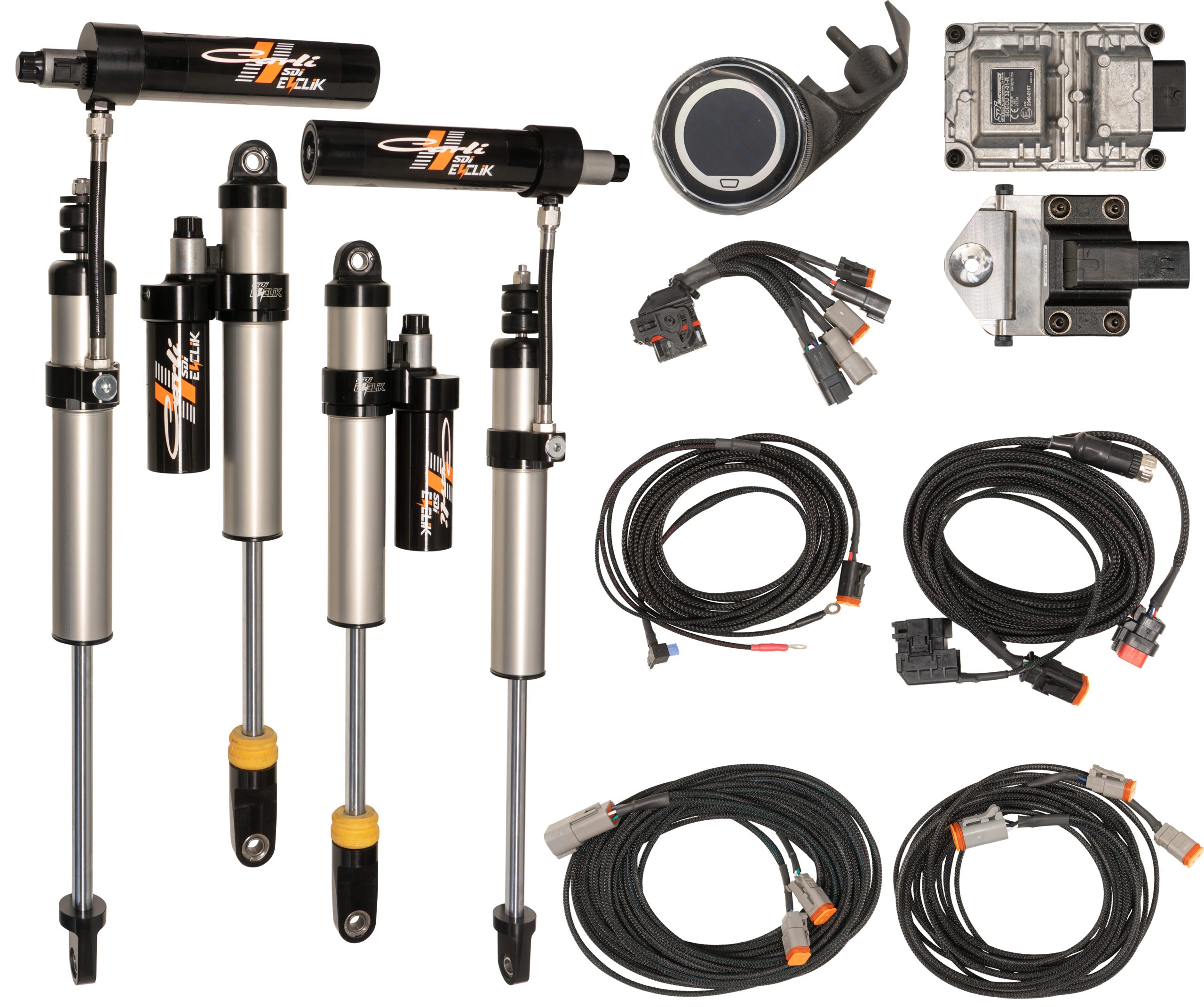 E-Venture 2.5 Shock Set 2020-Up Ford F250/350 w/1.5/3.5 Lift Gas Carli Suspension