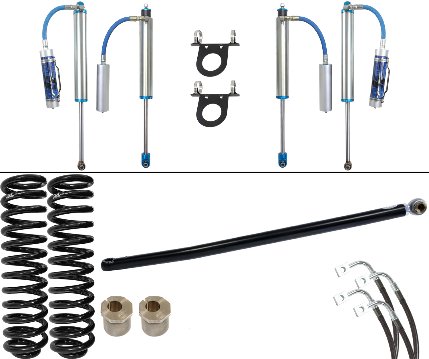 Pintop Leveling System Base 2.5/3.5 Lift 2005-07 Ford F250/350 Diesel Carli Suspension