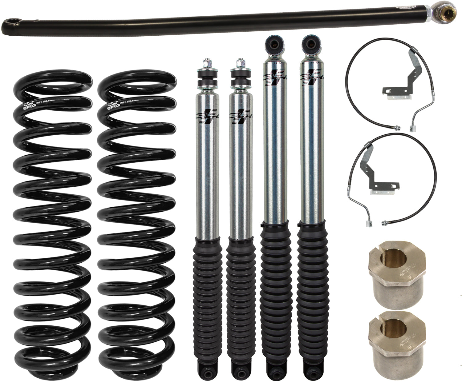 Starter Leveling System Base 2.5 Lift 2008-10 Ford F250/F350 Diesel Carli Suspension