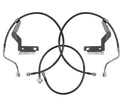 Hardware Braided Brake Lines 4.5 Inch System 2008-2011 Ford F250/F350 Carli Suspension
