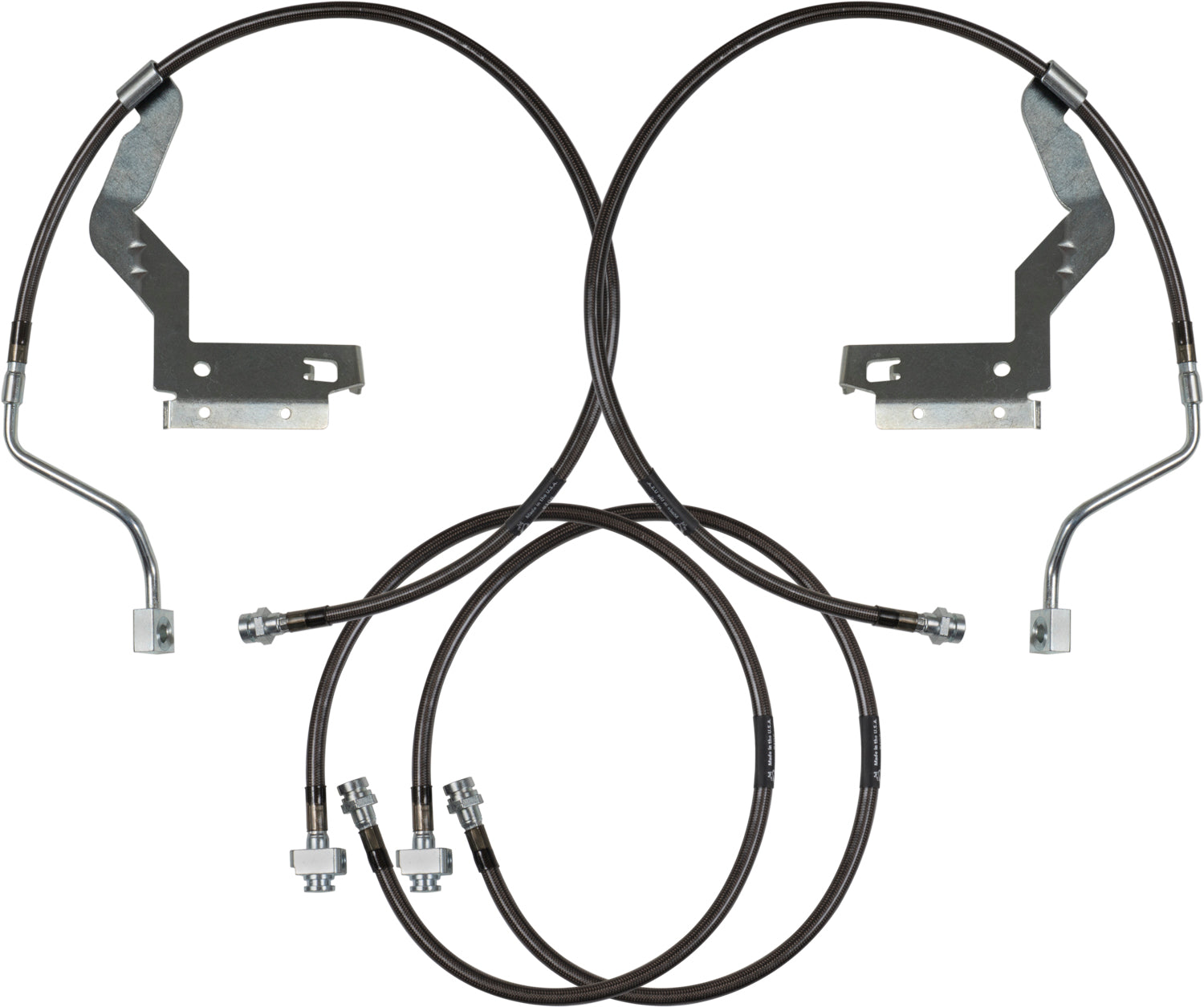 Hardware Braided Brake Lines 4.5 Inch Carli Suspension