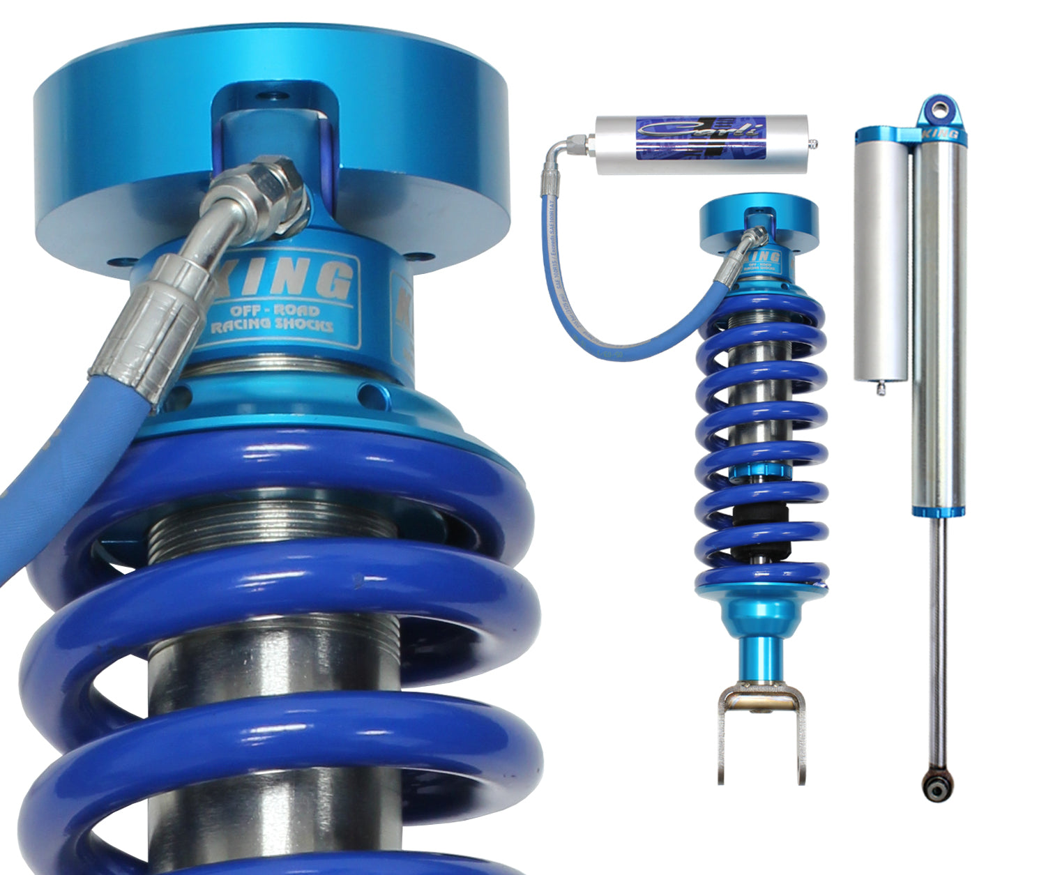 Tuned Remote Reservoir 2.5 Shock Set 2014-18 RAM 1500 Diesel 4x4 Carli Suspension