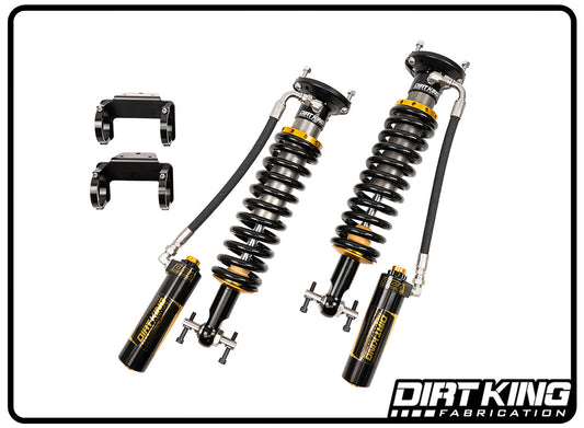 2.5 Coilovers | DCA Remote Reservoir - Single Cab 2WD ZR2 / AT4X 2019-2025 Chevy/GMC 1500 2WD-LTW Motorsports