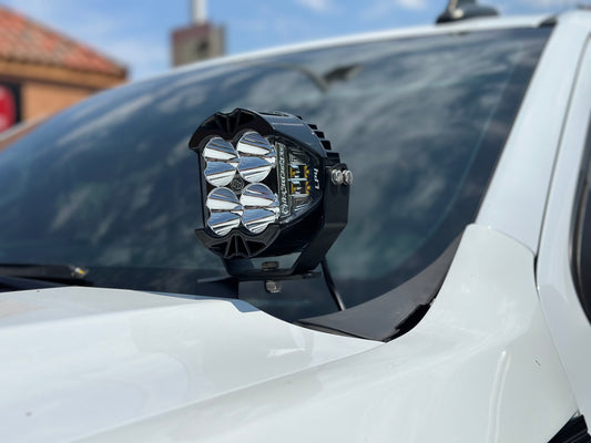 19-26 GMC Sierra 1500 A Pillar Light Bracket Kit for Baja Designs Pods