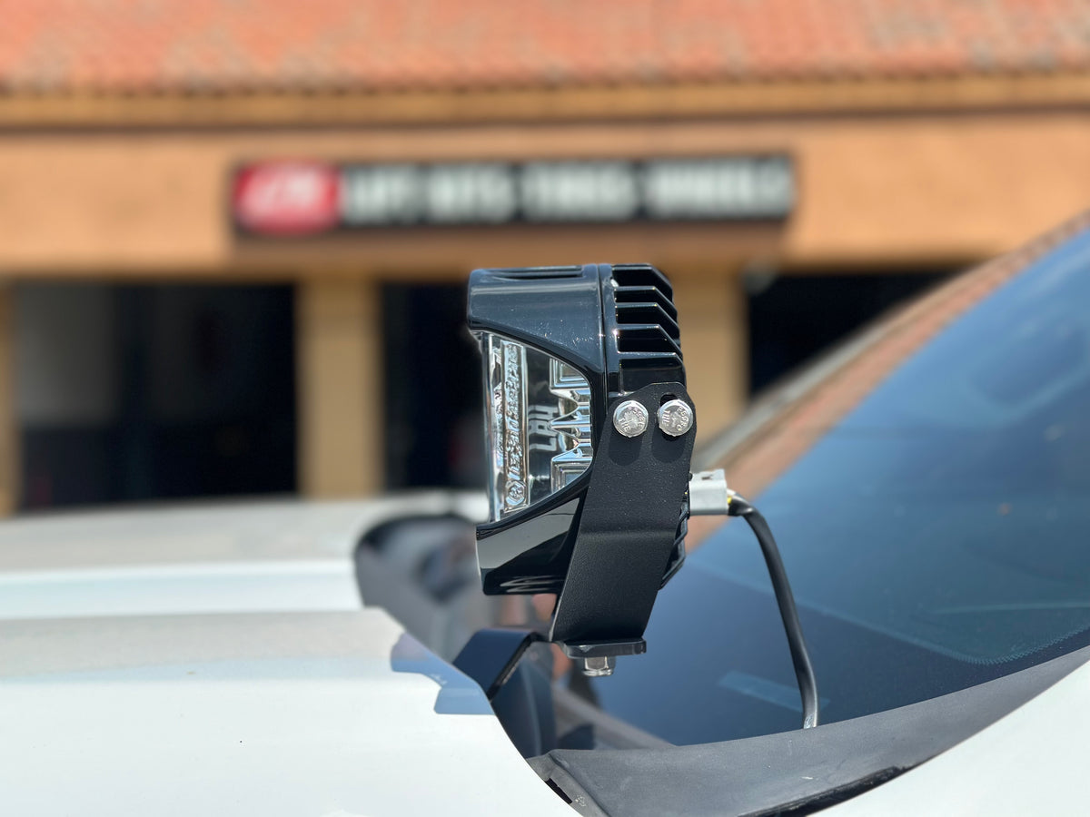 19-26 GMC Sierra 1500 A Pillar Light Bracket Kit for Baja Designs Pods