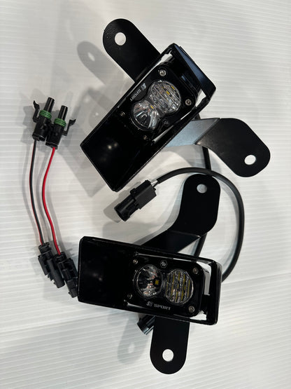 2022+ GMC Sierra 1500 Fog Light Kit with Baja Designs S2 Lights