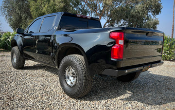 2019+ GM 1500 REAR PLATE BUMPER W/RECEIVER-LTW Motorsports