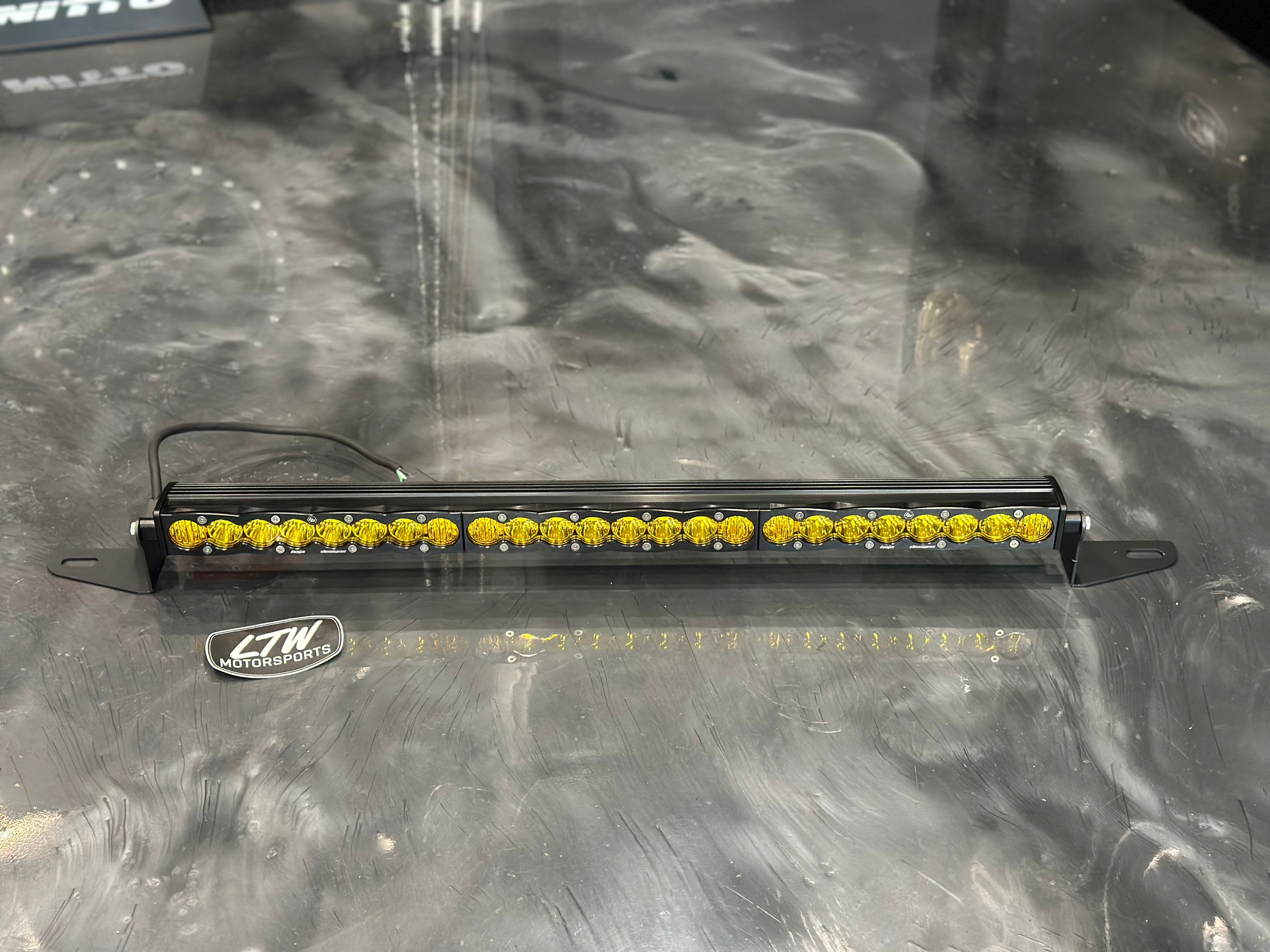 22-25 Chevy Silverado 1500 Behind the Grille Light Bar Mount Kit for Baja Designs 30 inch Light Bar-LTW Motorsports