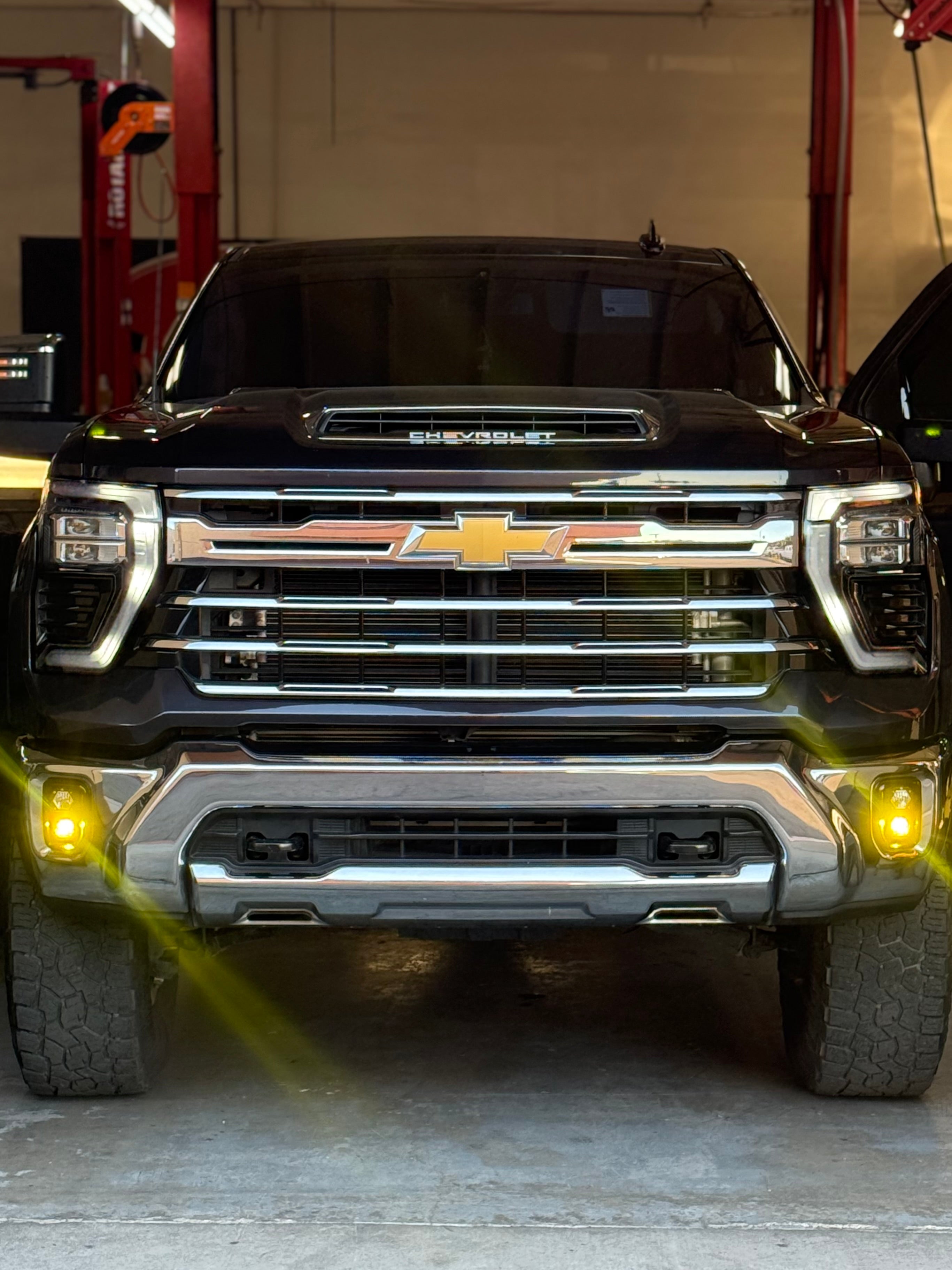 2024+ Chevy Silverado 2500/3500 Fog Light Upgrade Kit with Baja Designs S1